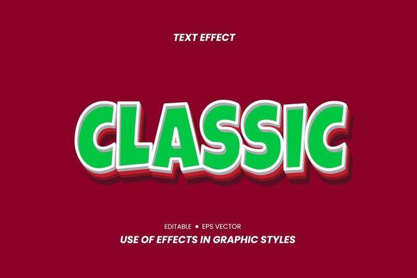 Effect Text Stickers with 3D Letters.