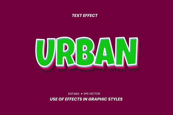 Effect Text Stickers with 3D Letters.