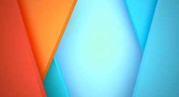 colorful 3d render abstract background. random geometric 3d shapes with different height level. background for slide show, presentation photo