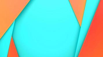 colorful 3d render abstract background. random geometric 3d shapes with different height level. background for slide show, presentation photo