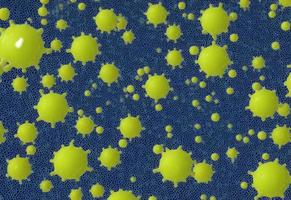 Virus background with disease cells photo