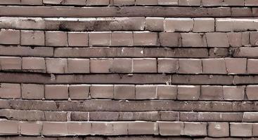 Brown brick wall texture grunge background with vignetted corners of interior photo