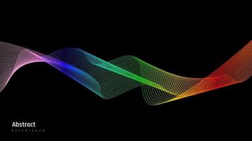 Dynamic sound waves Digital spectrum vector elegant background