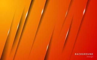 Orange futuristic shape shiny geometric template background design vector