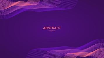 abstract purple background with wave minimalist elegant design vector