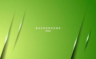 Green shiny shape gradient geometric minimalist template background design vector