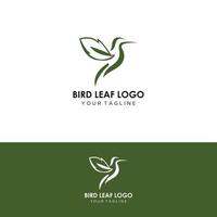 bird logo template, Abstract animal flying icon design vector