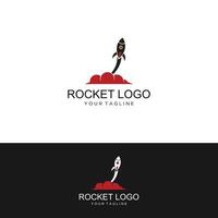 Rocket logo available in vector