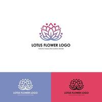 Stylized human yoga form in abstract lotus symbol. Vector icon.