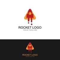 Rocket logo available in vector