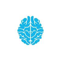 diseño creativo del logotipo del cerebro. Piense en el concepto de idea. Lluvia de ideas icono de logotipo de cerebro de pensamiento de poder. vector