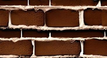 Brown brick wall texture background photo