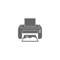 Printer icon design illustration vector