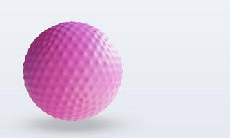 3d Sport Ball Bandy Ball rendering left view photo