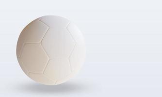 3d sport ball futsal ball renderizado vista izquierda foto