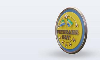 3d Veterans day Gabon rendering right view photo