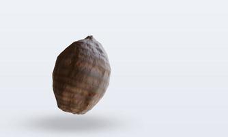 3d Vegetable Taro rendering left view photo