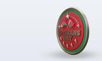 3d Veterans day Belarus rendering right view photo