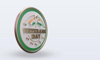 3d Veterans day India rendering left view photo