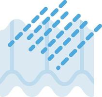 ilustración de vector de lluvia en un fondo. símbolos de calidad premium. iconos vectoriales para concepto y diseño gráfico.