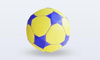 3d sport ball korfball renderizado vista frontal foto