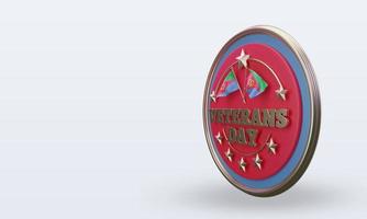 3d Veterans day Eritrea rendering right view photo
