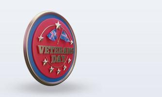 3d Veterans day Iceland rendering left view photo