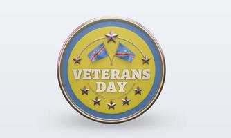 3d Veterans day Democratic Congo rendering front view photo