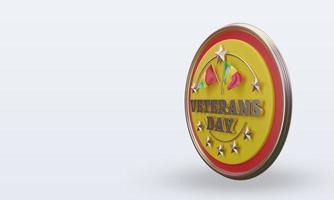 3d Veterans day Mali rendering right view photo