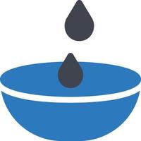 ilustración de vector de agua en un fondo. símbolos de calidad premium. iconos vectoriales para concepto y diseño gráfico.