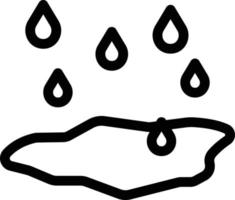 ilustración de vector de lluvia en un fondo. símbolos de calidad premium. iconos vectoriales para concepto y diseño gráfico.