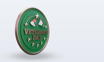 3d Veterans day Madagascar rendering left view photo