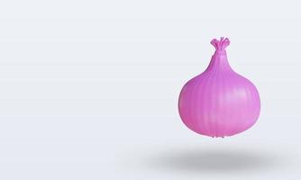 3d Vegetable Onion rendering right view photo