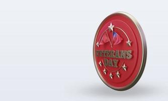 3d Veterans day Samoa rendering right view photo