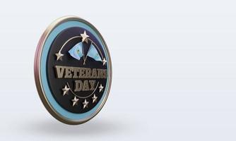 3d Veterans day St Lucia rendering left view photo