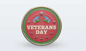 3d Veterans day Azerbaijan rendering front view photo