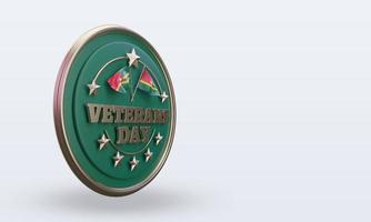 3d Veterans day Togo rendering left view photo