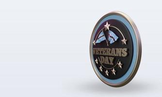 3d Veterans day Botswana rendering right view photo