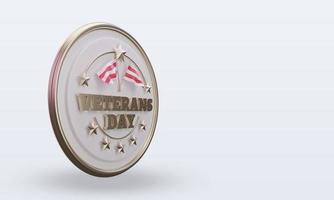 3d Veterans day Austria rendering left view photo