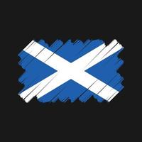 diseño vectorial de la bandera de Escocia. bandera nacional vector