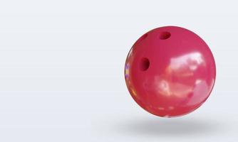 3d Sport Ball Bowling Ball rendering right view photo