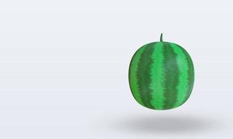 3d Fruits Watermelon rendering right view photo