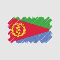 diseño vectorial de la bandera de eritrea. bandera nacional vector