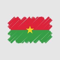 Burkina Faso Flag Vector Design. National Flag