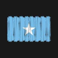 Somalia Flag Brush Vector. National Flag Brush Vector Design