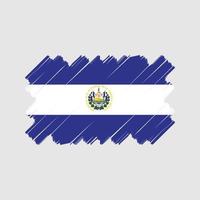 diseño vectorial de la bandera salvadoreña. bandera nacional vector