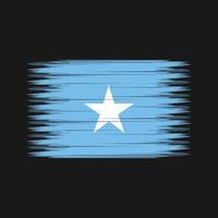 Somalia Flag Brush. National Flag vector