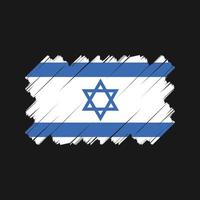 diseño vectorial de la bandera israelí. bandera nacional vector