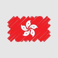 Hong Kong Flag Vector Design. National Flag