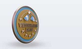 3d Veterans day Guatemala rendering left view photo